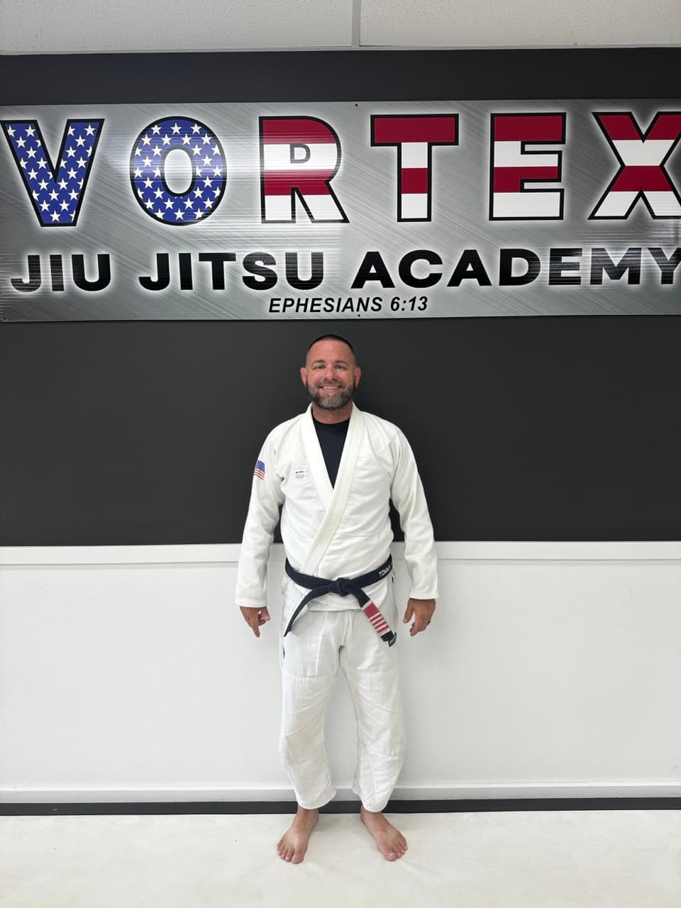 Tommy Wales, 4th-degree Brazilian jiu-jitsu black belt and head coach at Vortex Jiu Jitsu Academy.