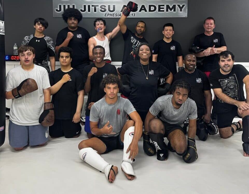 Adult Muay Thai training at Vortex Jiu Jitsu Academy