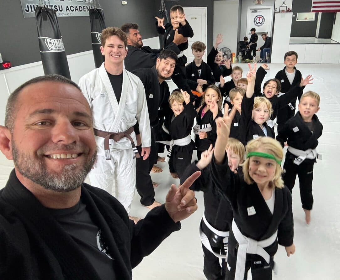 Kids (4–7) training at Vortex Jiu Jitsu Academy